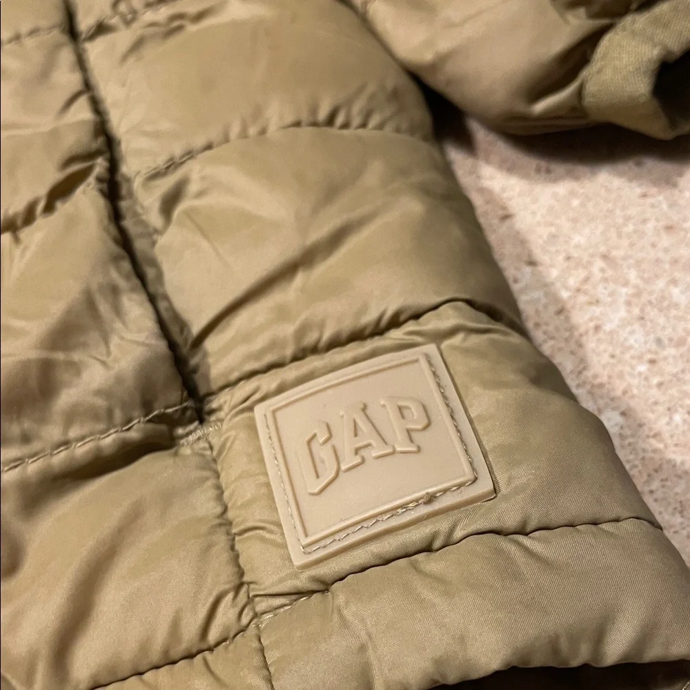 GAP Kids Olive Quilted Jacket